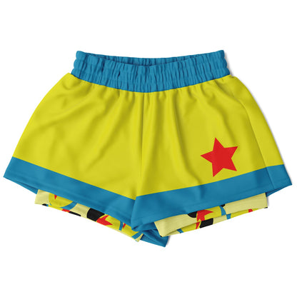 Star Ball Double Layer Pocket Shorts