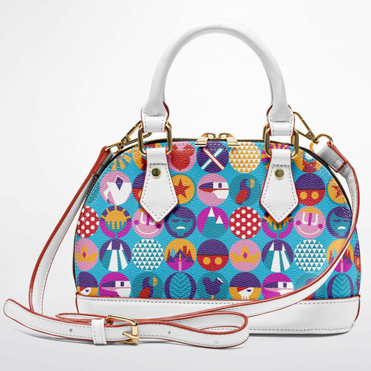 Park Cups Dome Satchel Handbag