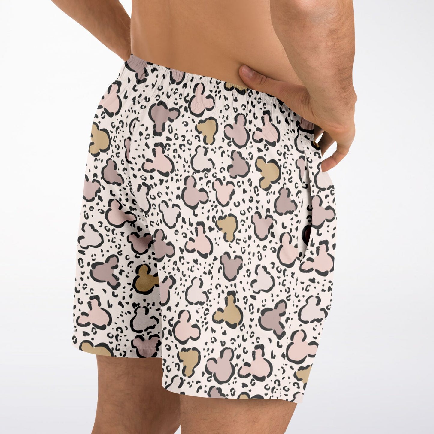 Men's Leopard Swim Trunks