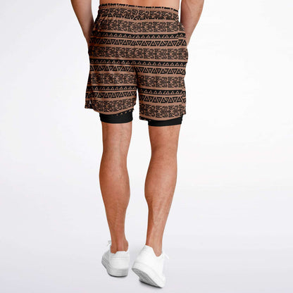 Tribal Men's Double Layer Shorts