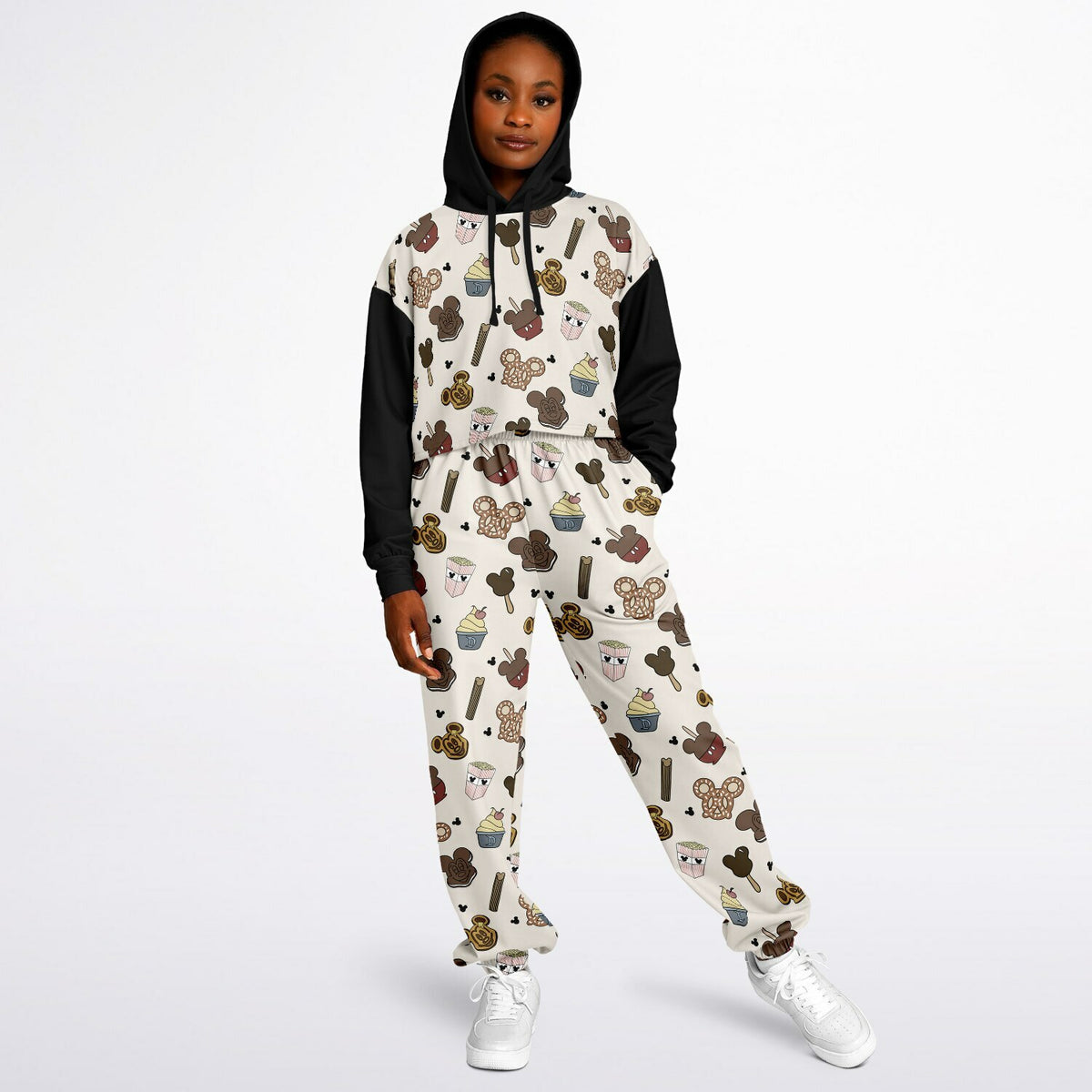 Snacks Cropped Hoodie & Sweatpants