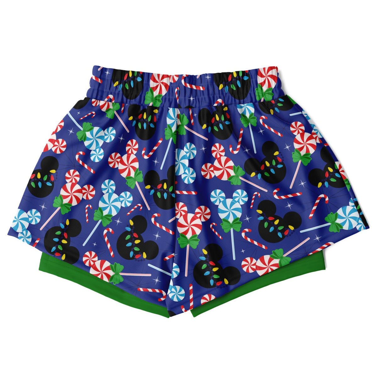 Peppermint Double Layer Pocket Shorts