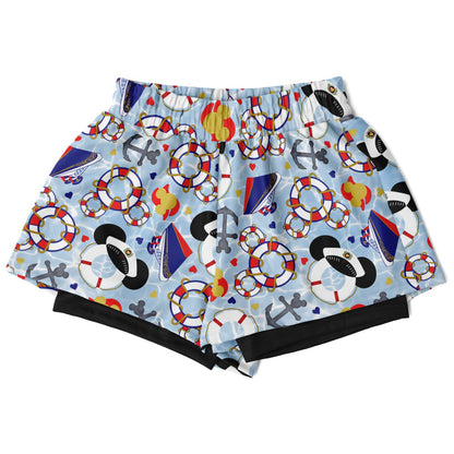 Cruise Women's Double Layer Pocket Shorts