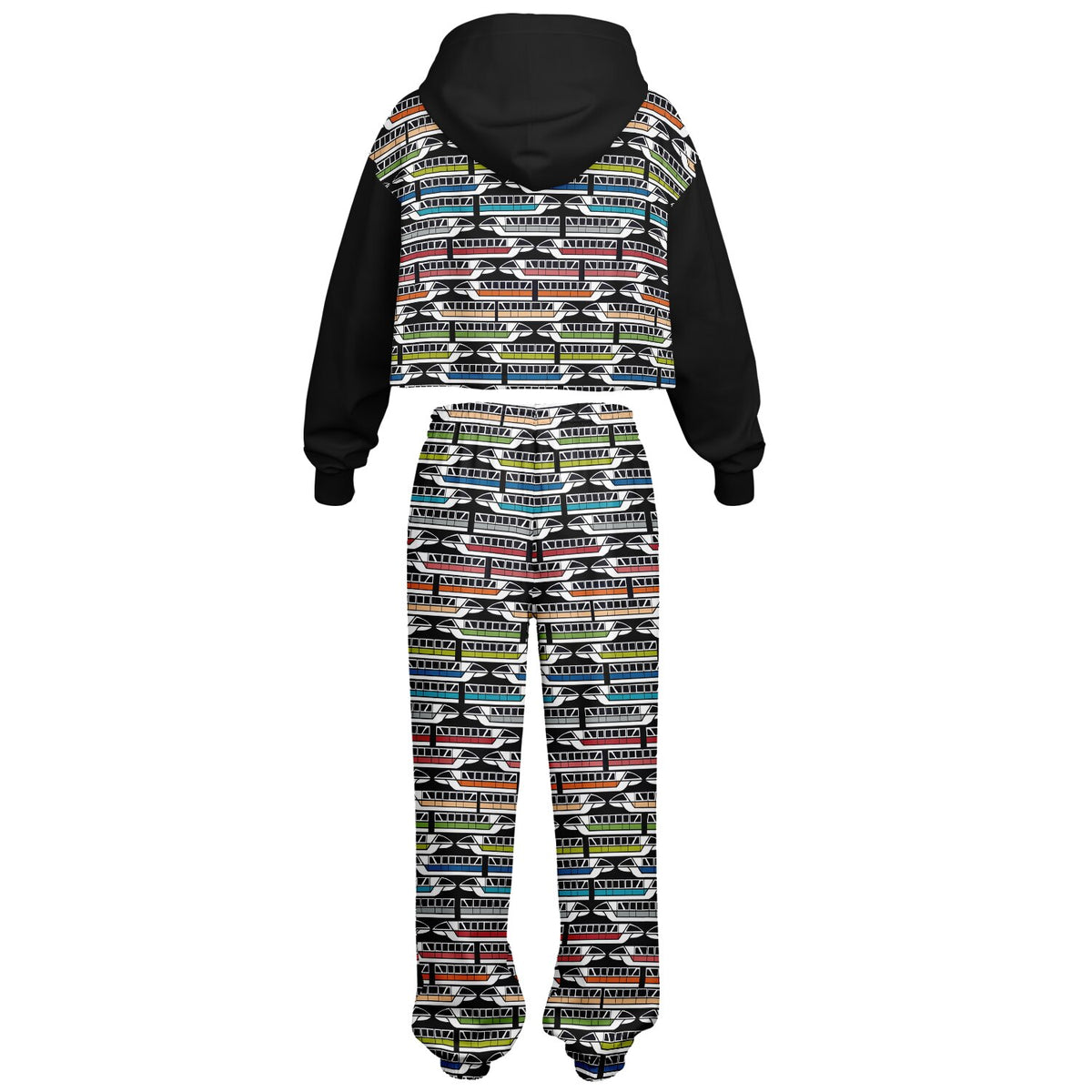 Monorail Cropped Hoodie & Sweatpants