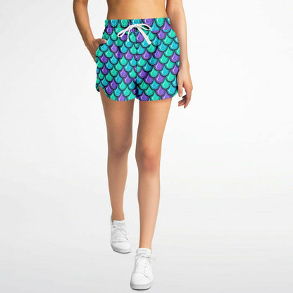 Mermaid Athletic Loose Shorts