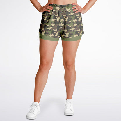 Camo Collection Double Layer Pocket Shorts