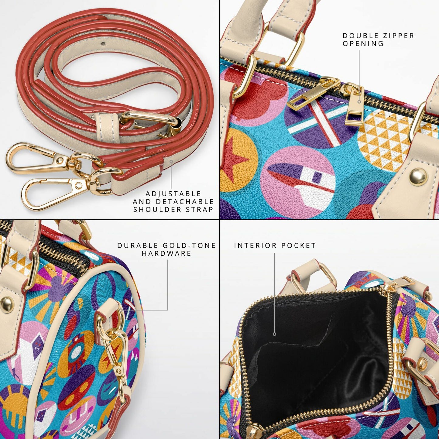 Park Cups Crossbody Handbag