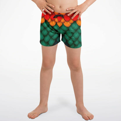 Crazy Bird Kid's Swim Trunks