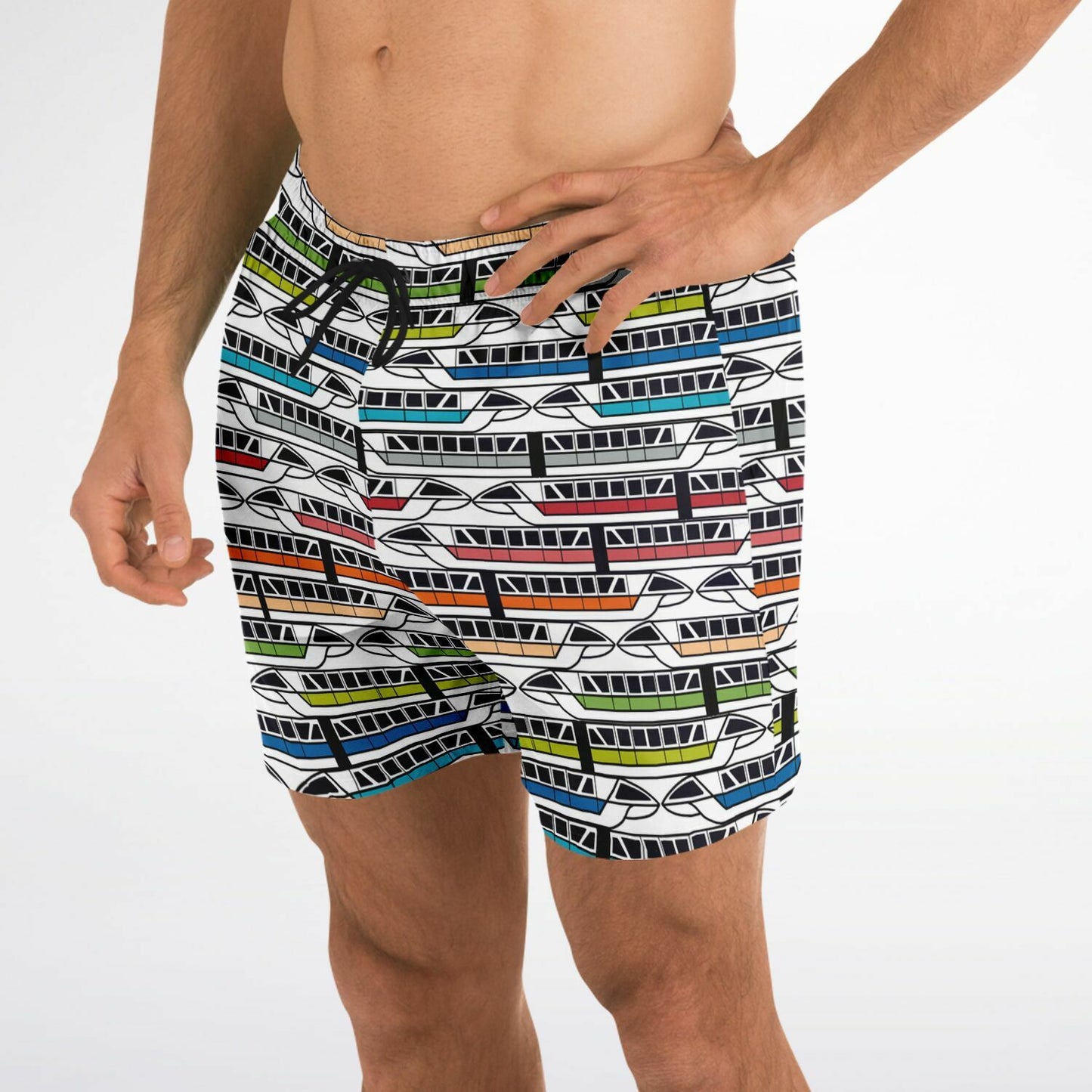 Monorail Collection Men's Swim Trunks