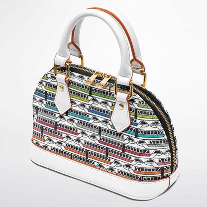 Monorail Dome Satchel Handbag