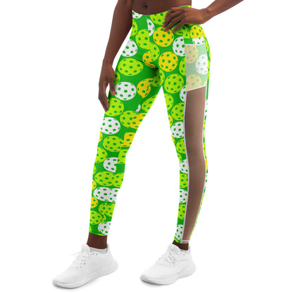 Women's Pickleball Mesh Pocket Leggings