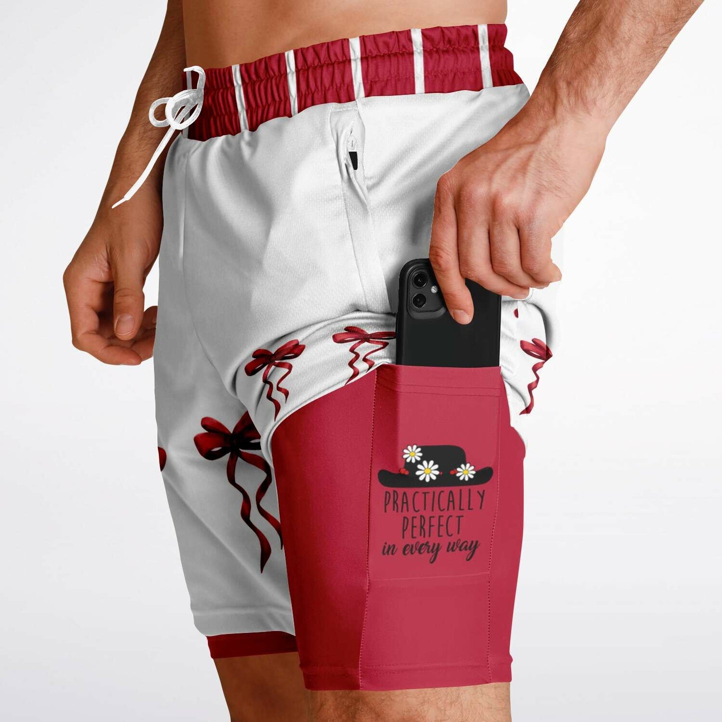 Magical Nanny Men's Double Layer Pocket Shorts