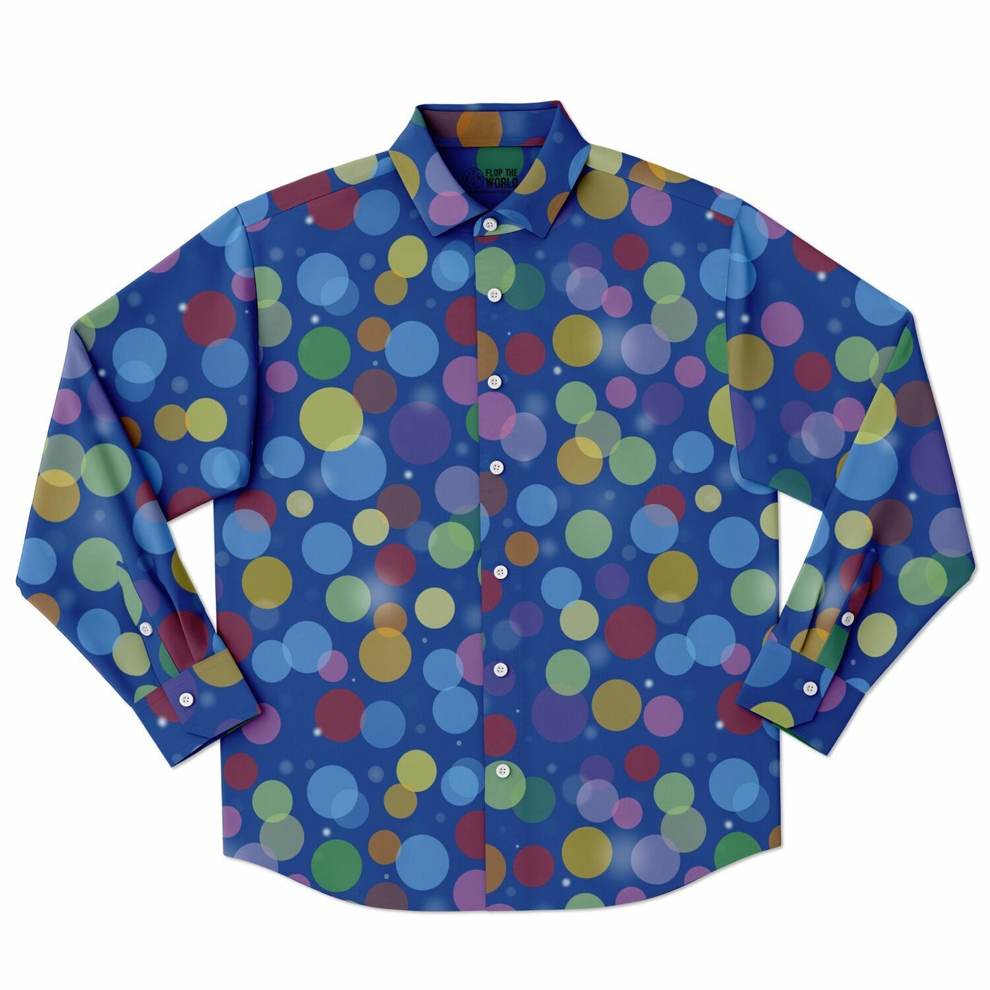 Core Memory Orbs Long Sleeve Button Down Shirt