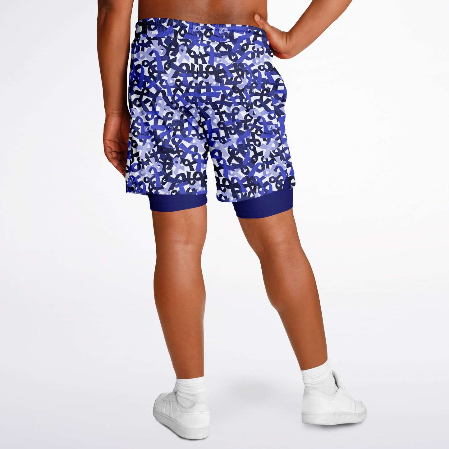 Blue Ribbon Men's Double Layer Athletic Shorts