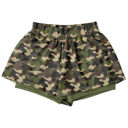 Camo Collection Double Layer Pocket Shorts