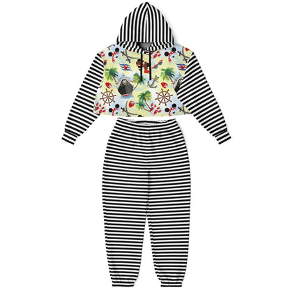Pirate Collection Cropped Hoodie & Sweatpants