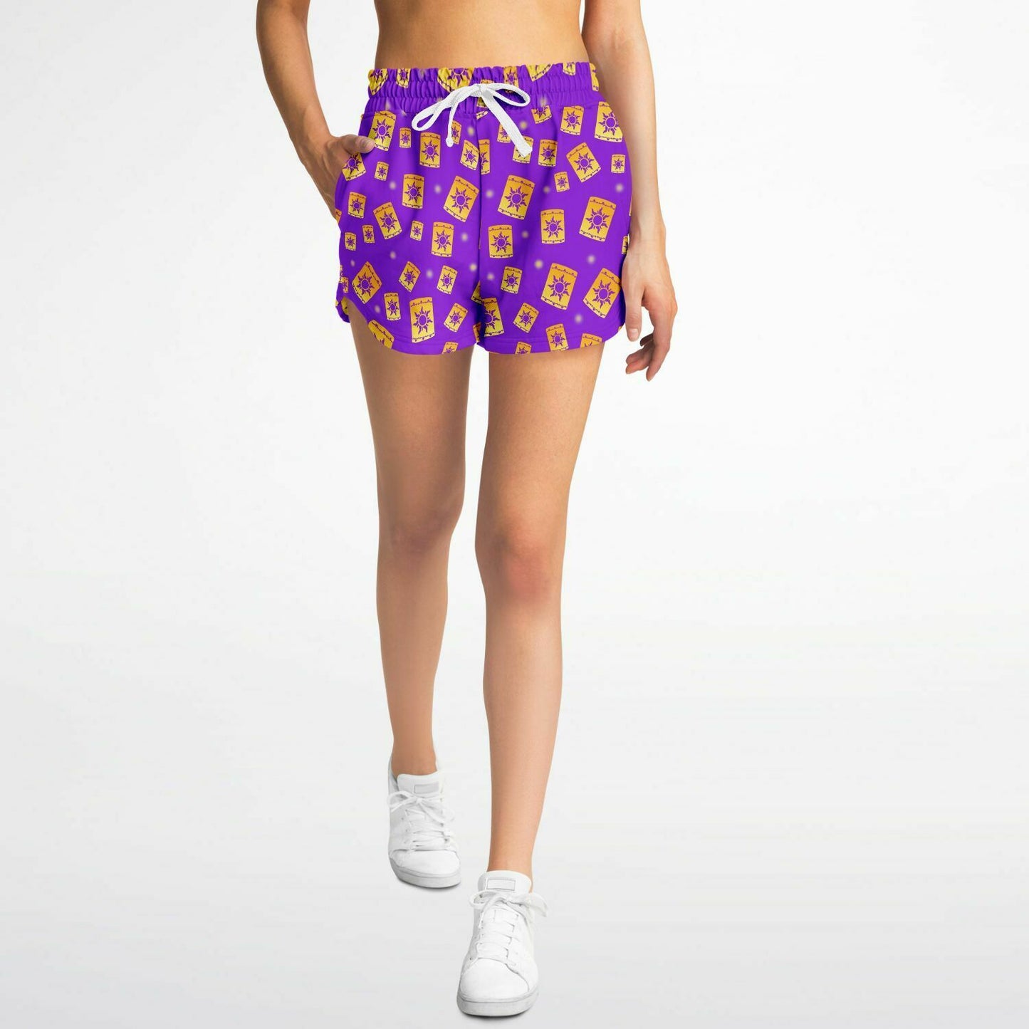 Tangled Lanterns Athletic Loose Shorts