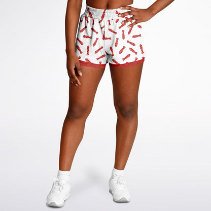 Anger Double Layer Pocket Shorts