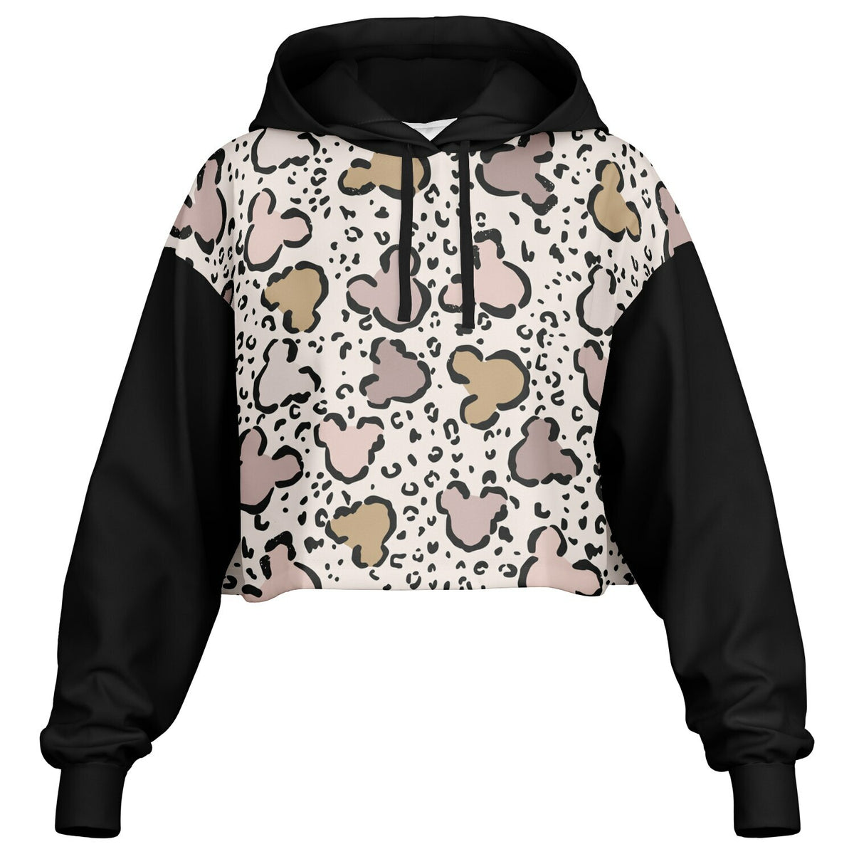 Leopard Collection Cropped Hoodie