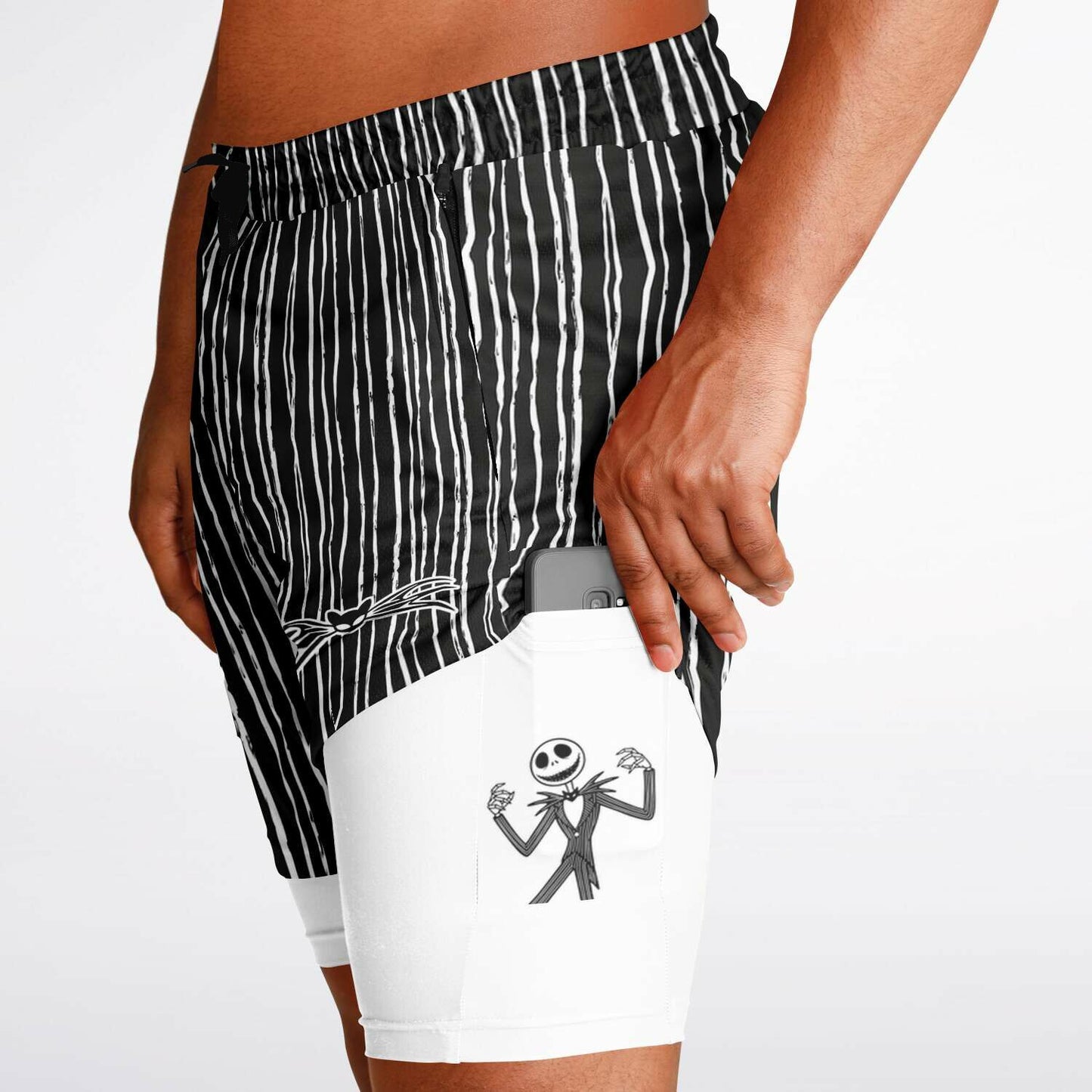 Nightmare Collection Jack Men's Double Layer Pocket Shorts