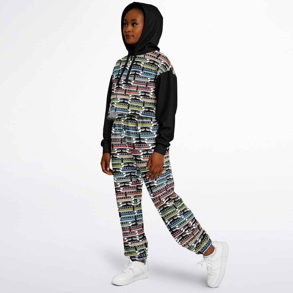 Monorail Cropped Hoodie & Sweatpants