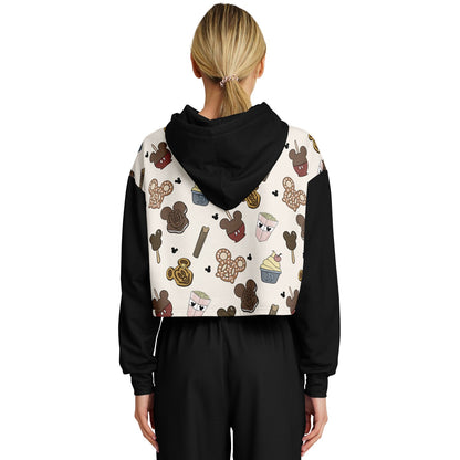 Snacks Cropped Hoodie