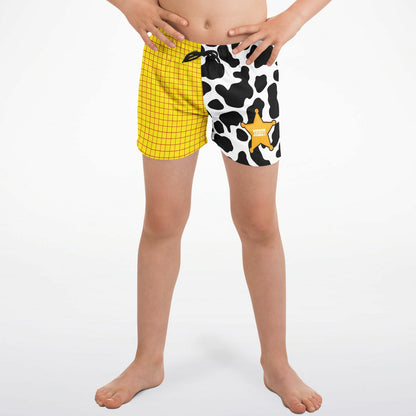 Toy Collection Sheriff Kids Swim Trunks