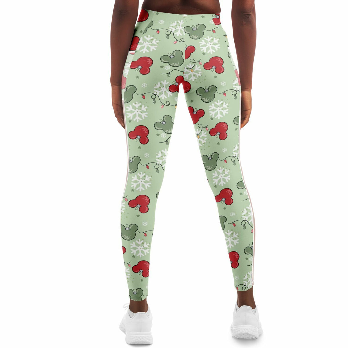 Christmas Lights Mesh Pocket Leggings