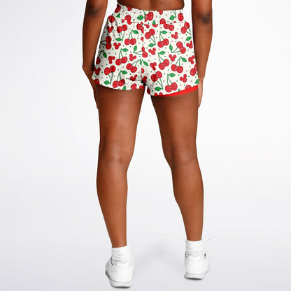 Cherry Collection Double Layer Pocket Shorts