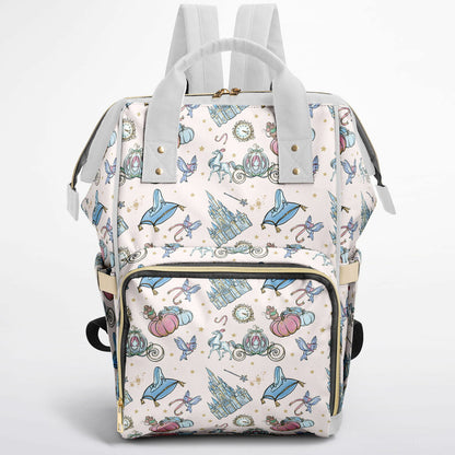 Glass Slipper Diaper Bag Backpack