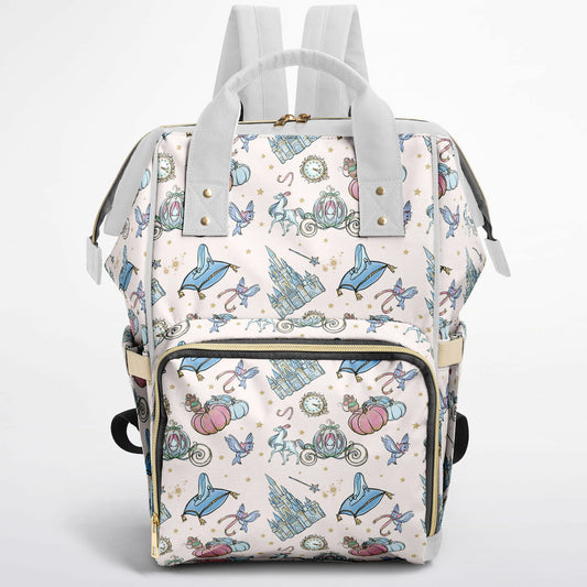 Glass Slipper Diaper Bag Backpack