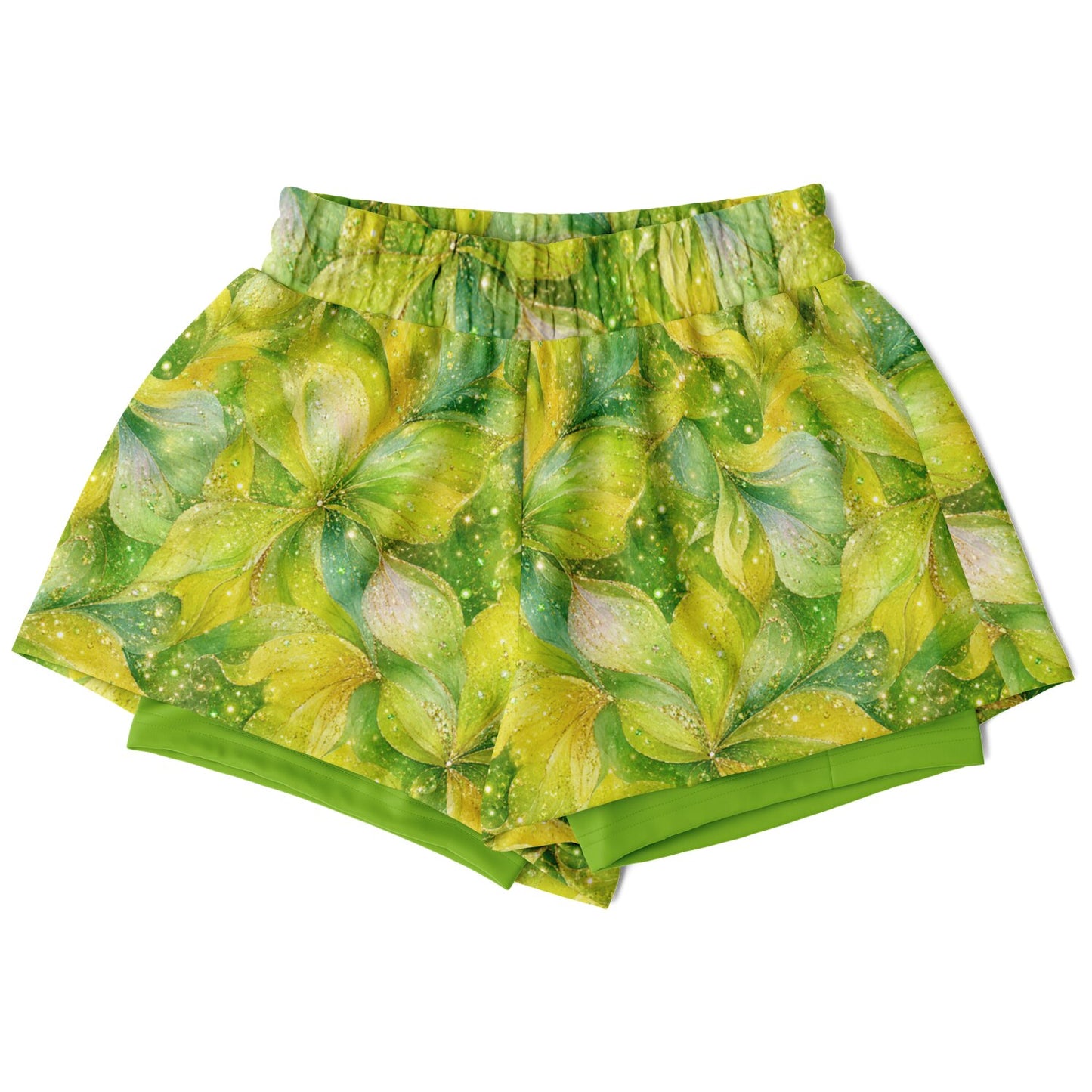 Green Fairy Double Layer Pocket Shorts