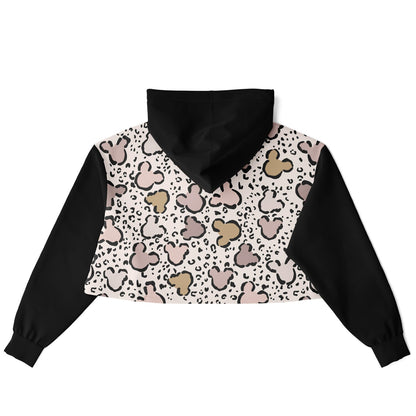Leopard Collection Cropped Hoodie