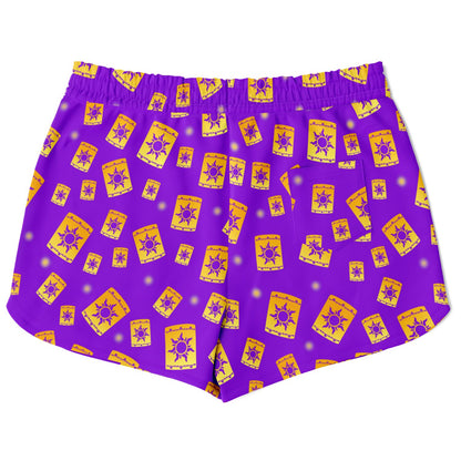 Tangled Lanterns Athletic Loose Shorts