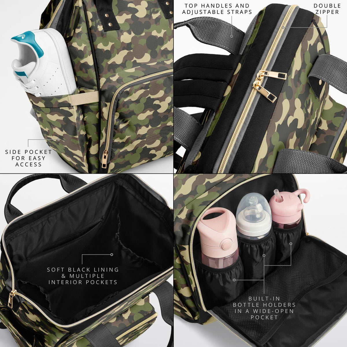 Camo Collection Diaper Bag Backpack