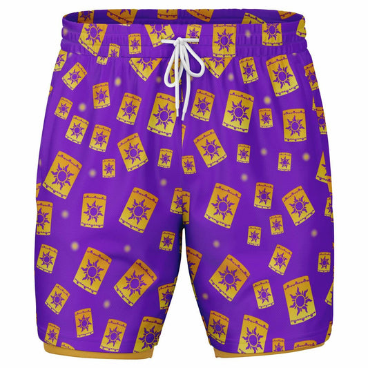 Men's Lanterns Double Layer Pocket Shorts
