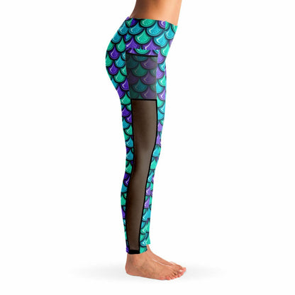 Mermaid Mesh Pocket Legging