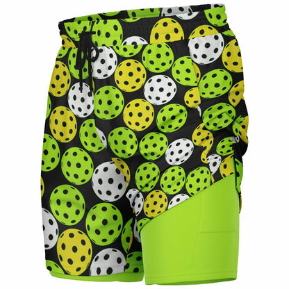 Pickleball Double Layer Pocket Shorts