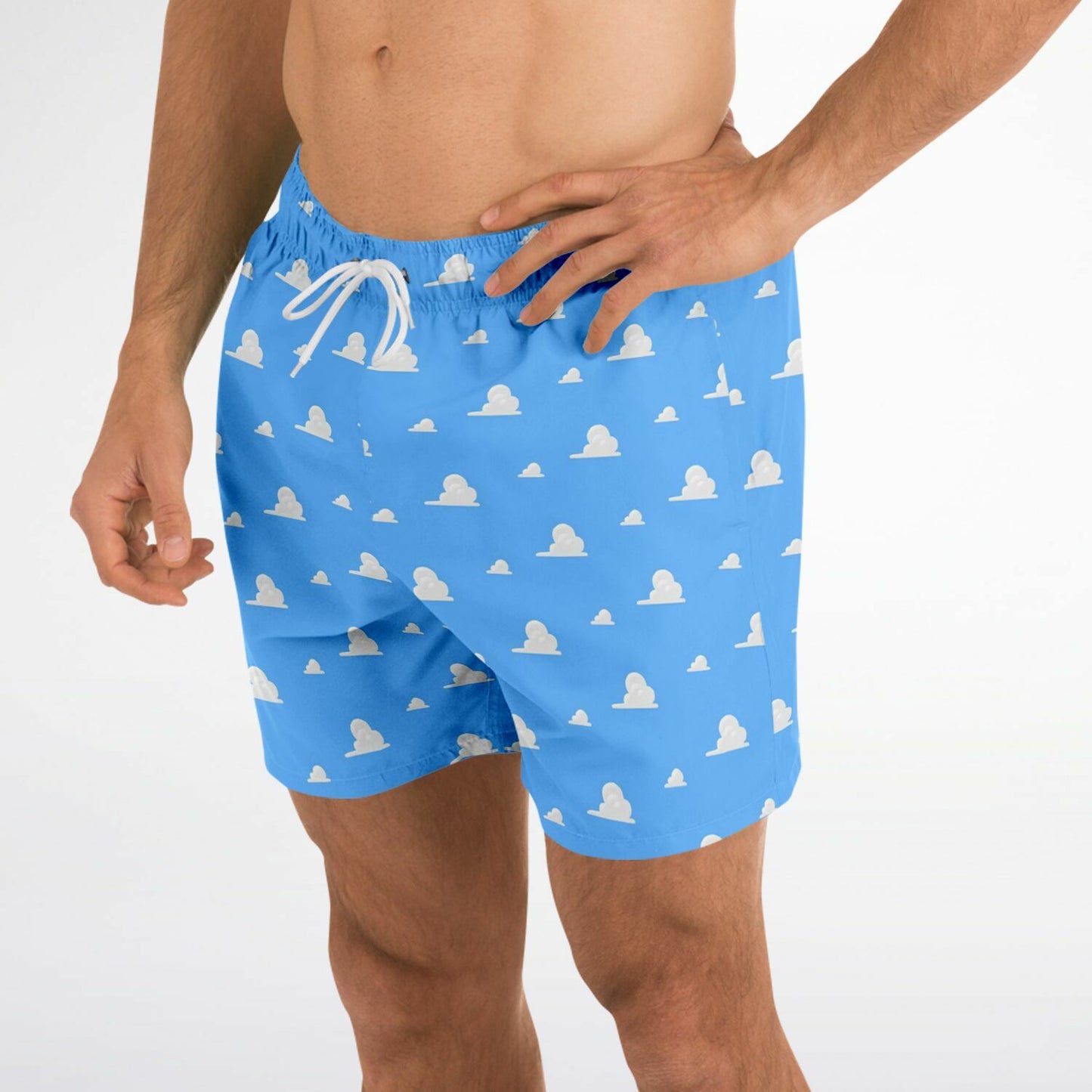 Toy Collection Cloud Wallpaper Men's Swim Trunks