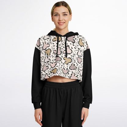 Leopard Collection Cropped Hoodie