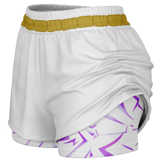 Patterns Double Layer Pocket Shorts