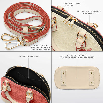 Hawaiian Princess Dome Satchel Handbag