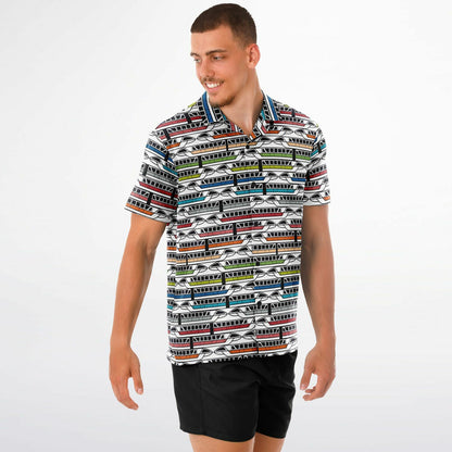 Monorail Collection Short Sleeve Button-Down Shirt