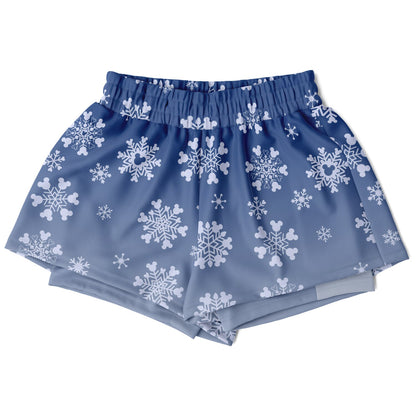 Snowflake Double Layer Pocket Shorts