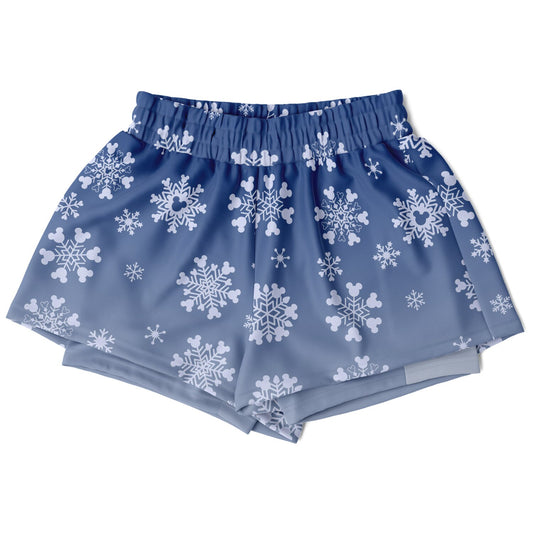 Snowflake Double Layer Pocket Shorts