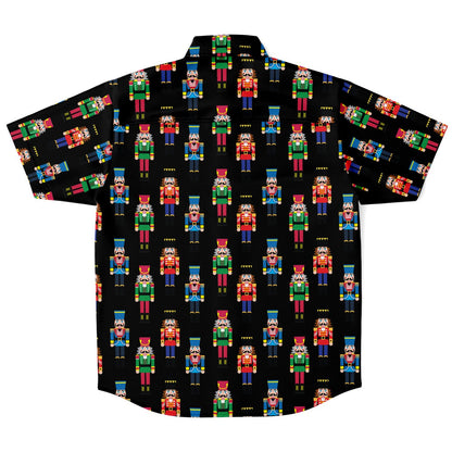 Nutcracker Short Sleeve Button Down Shirt