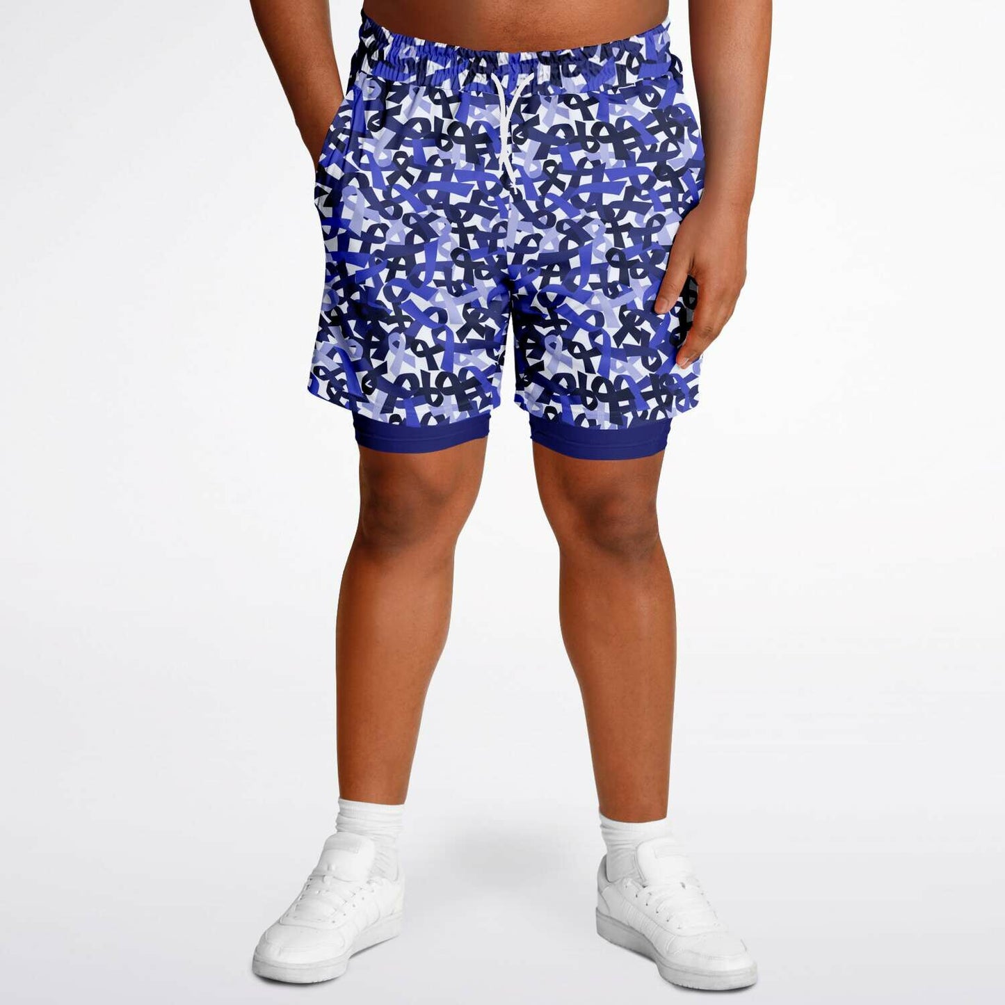 Blue Ribbon Men's Double Layer Athletic Shorts