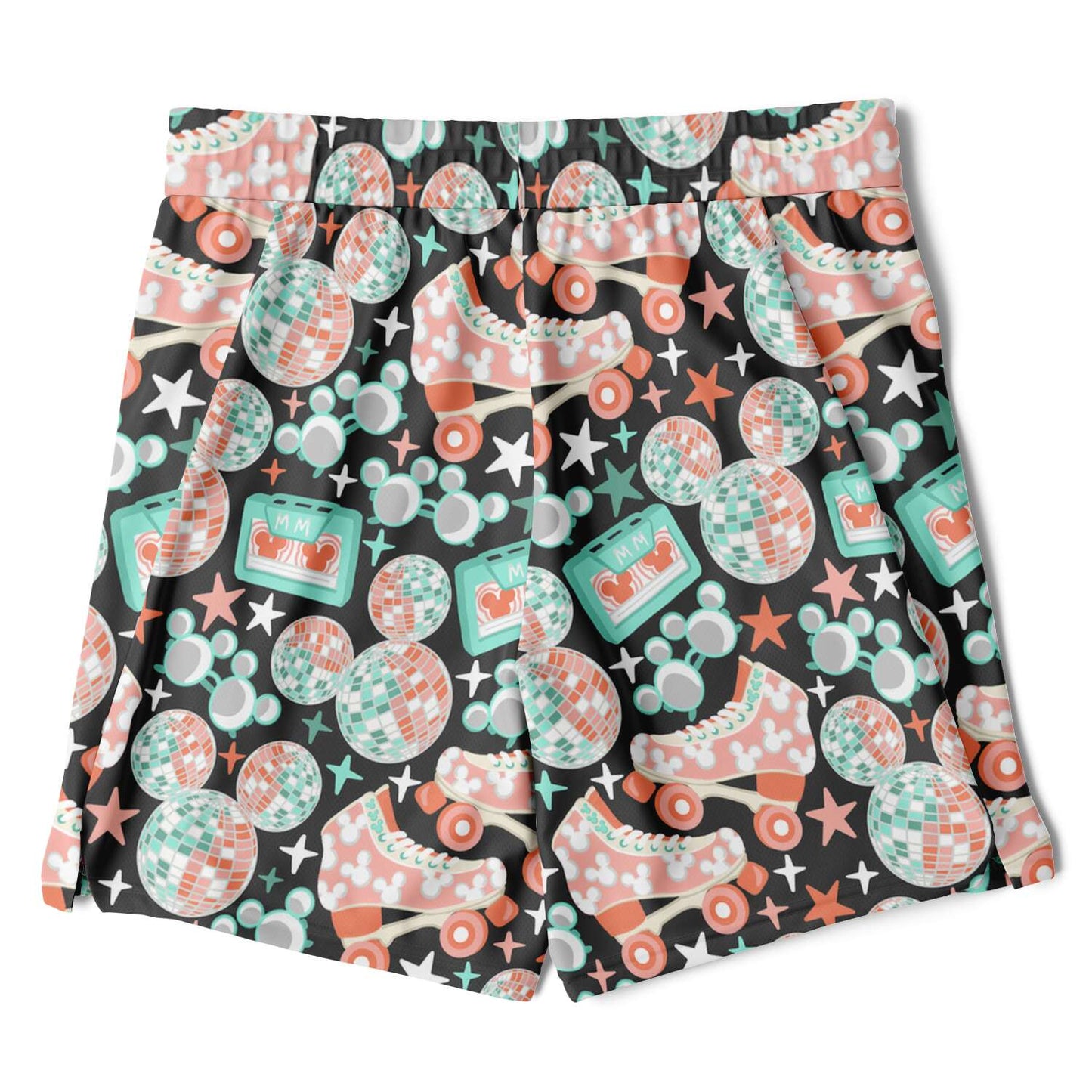 Disco Collection Dark Men's Double Layer Pocket Shorts