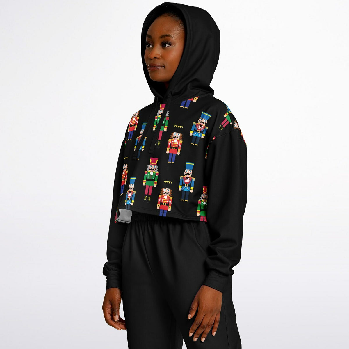 Nutcracker Cropped Hoodie