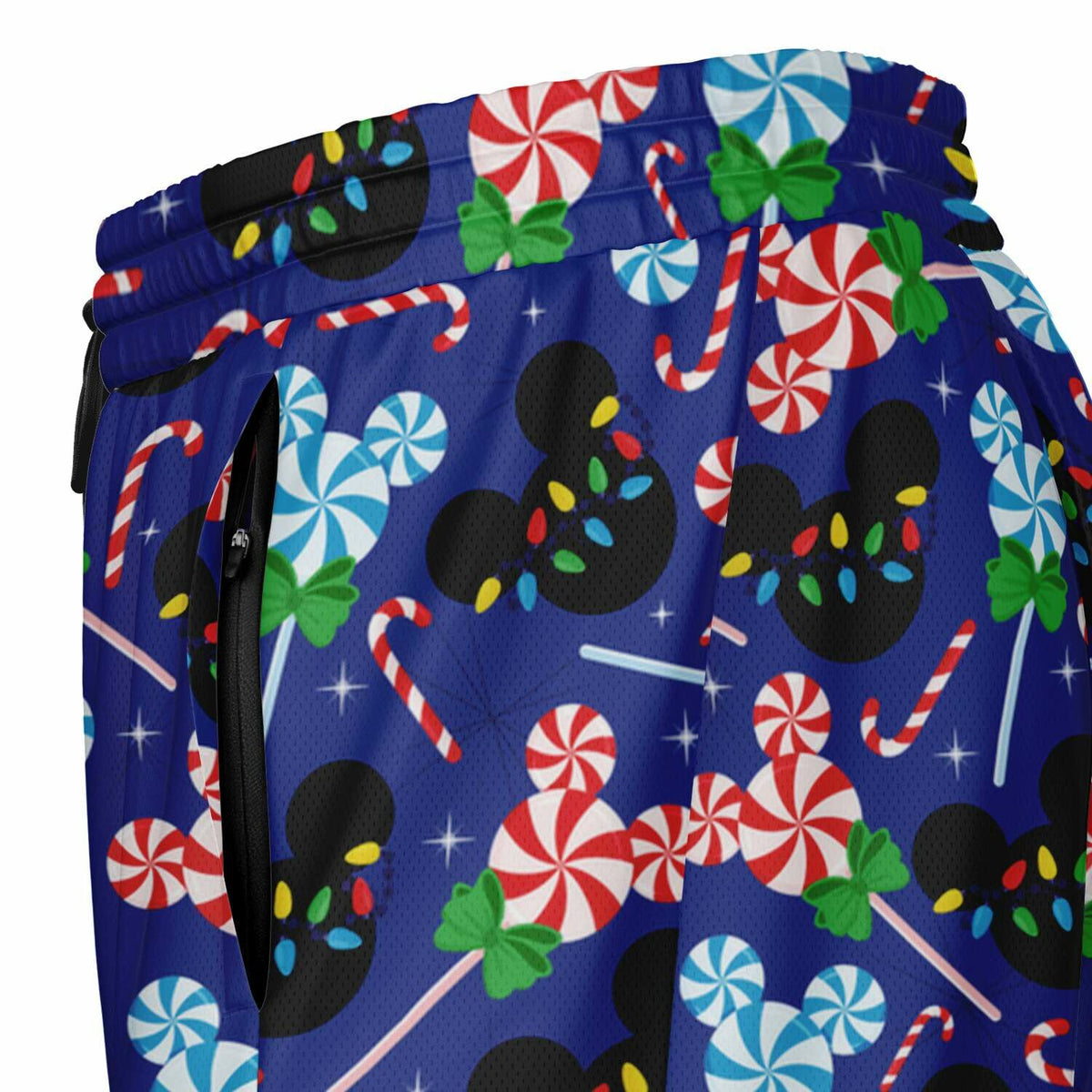 Peppermint Men's Double Layer Pocket Shorts